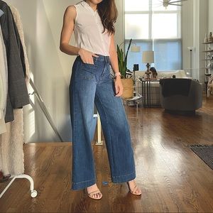 Banana Republic Wide Leg Jeans Sz 26/2